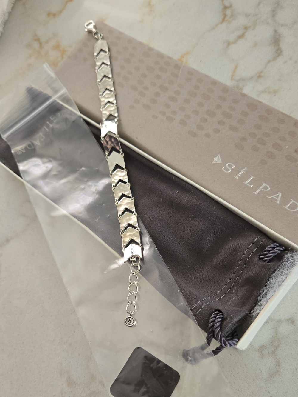 Silpada Chevron Link Bracelet